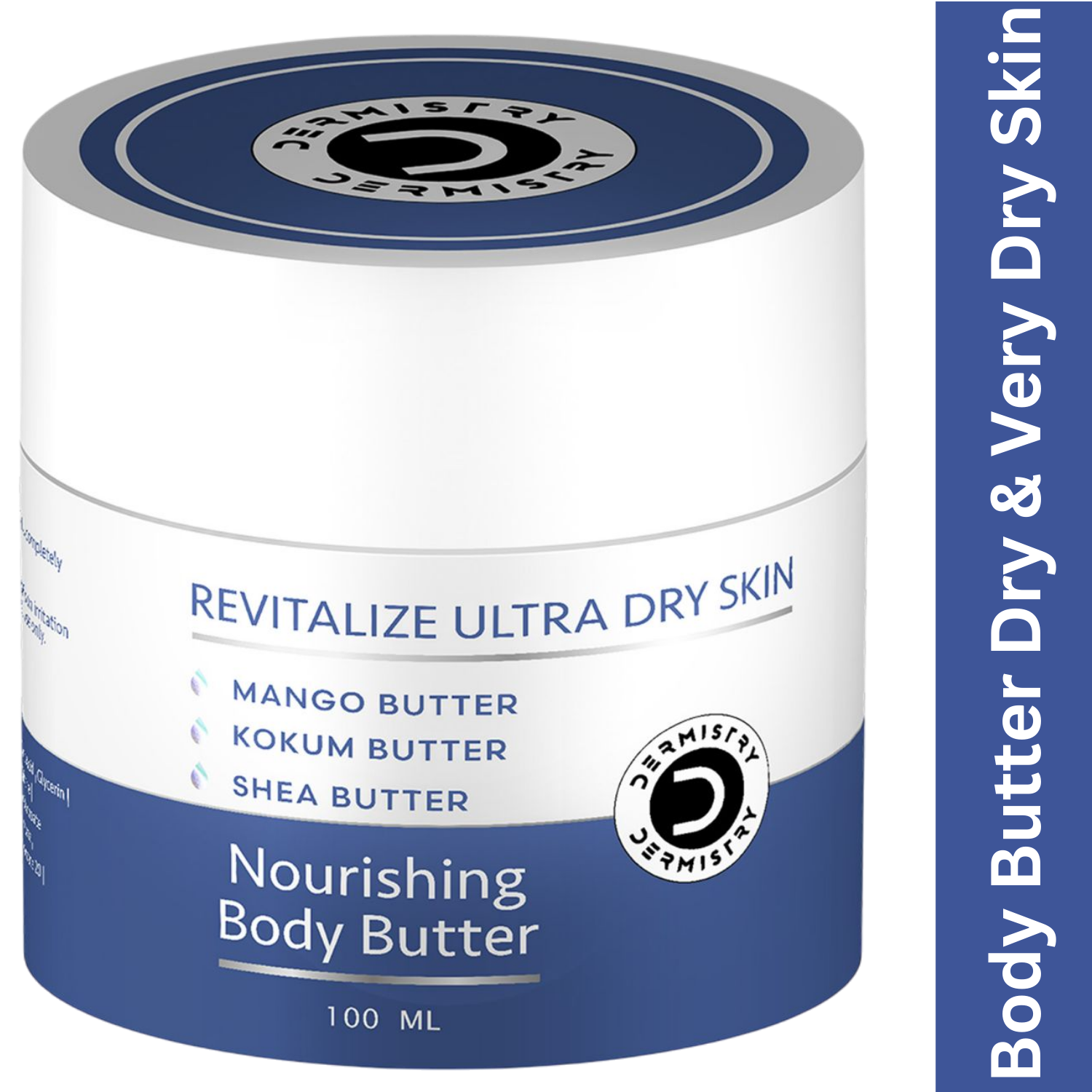 Dermistry  Revitalizing Nourishing Body Butter for Ultra Dry & Flaky Skin Mango Kokum & Shea Butter-100ml