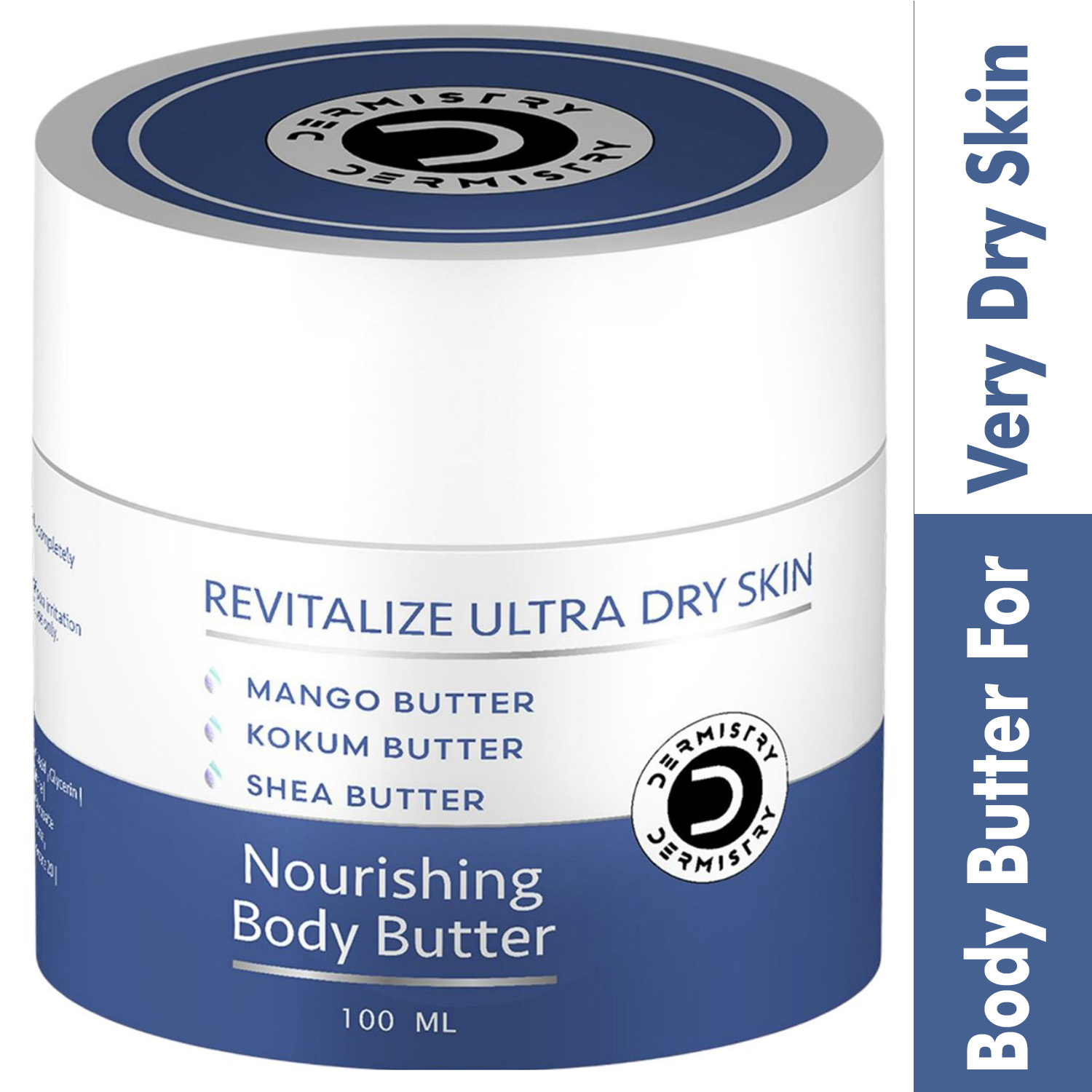Dermistry  Revitalizing Nourishing Body Butter for Ultra Dry & Flaky Skin Mango Kokum & Shea Butter-100ml