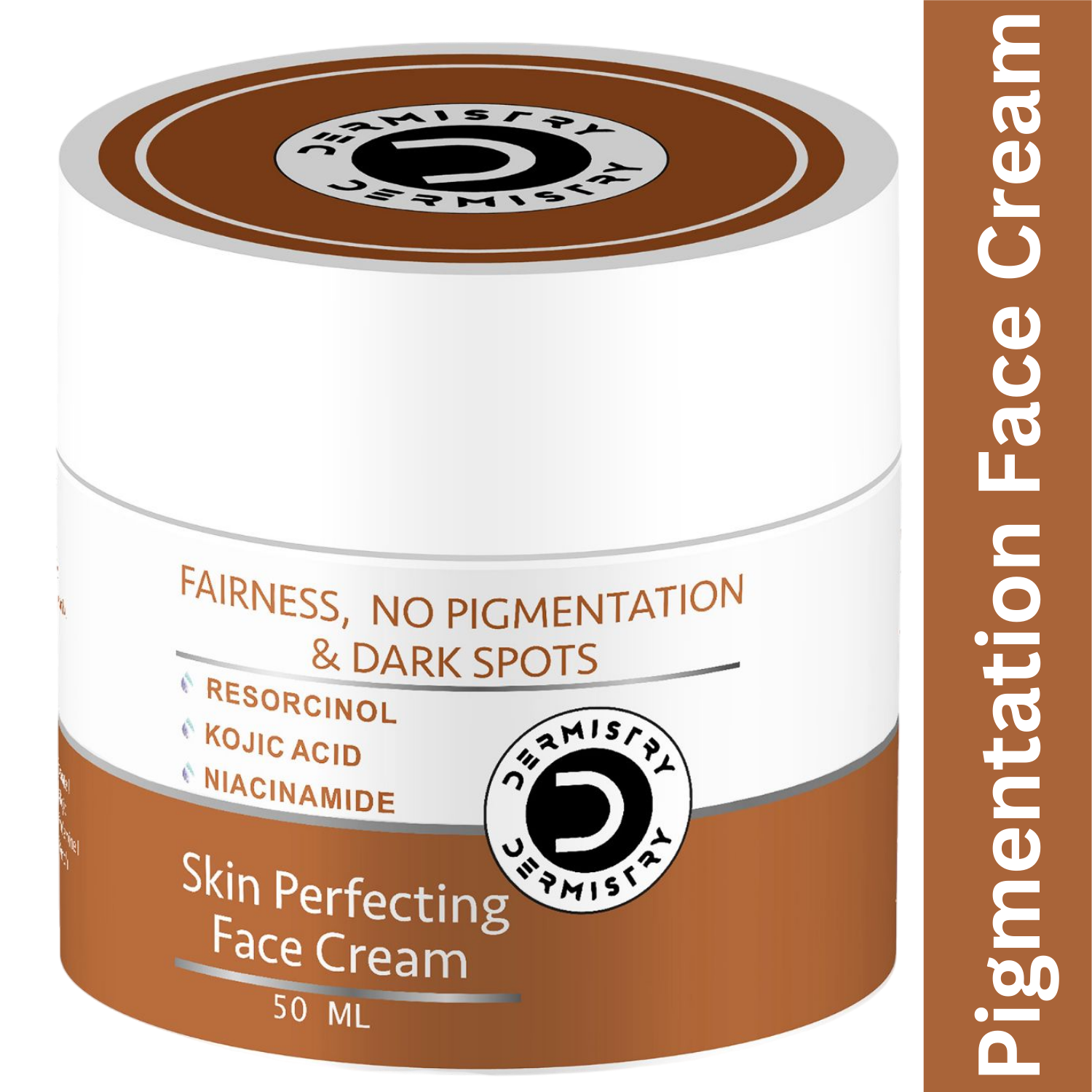 Dermistry Kojic Acid Skin Perfecting Fairness Face Cream Dark Spots Correction Instant Glow-50ml