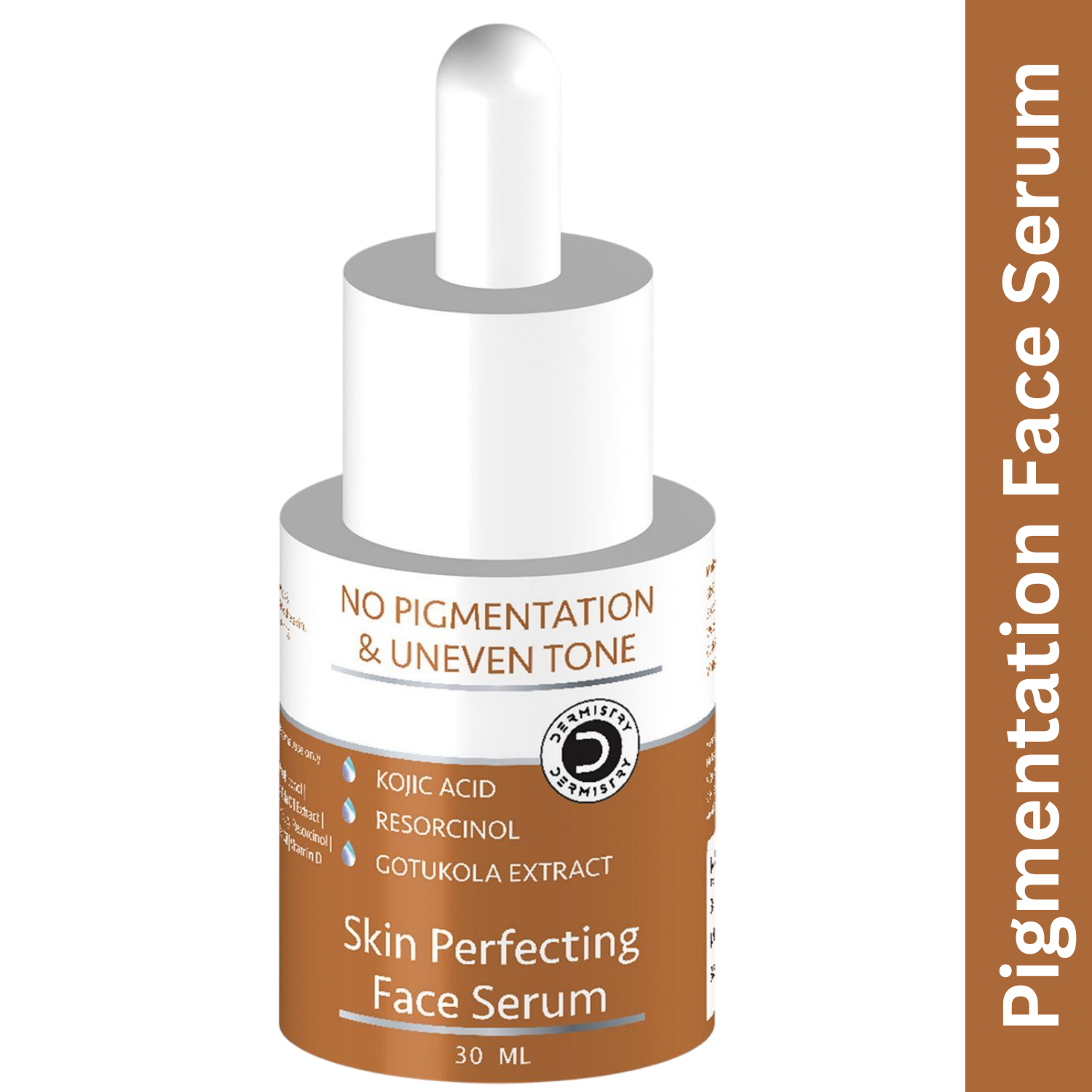 Dermistry Skin Perfecting Fairness Face Serum Resorcinol Kojic Acid Hyper Pigmentation Uneven Tone-30ml