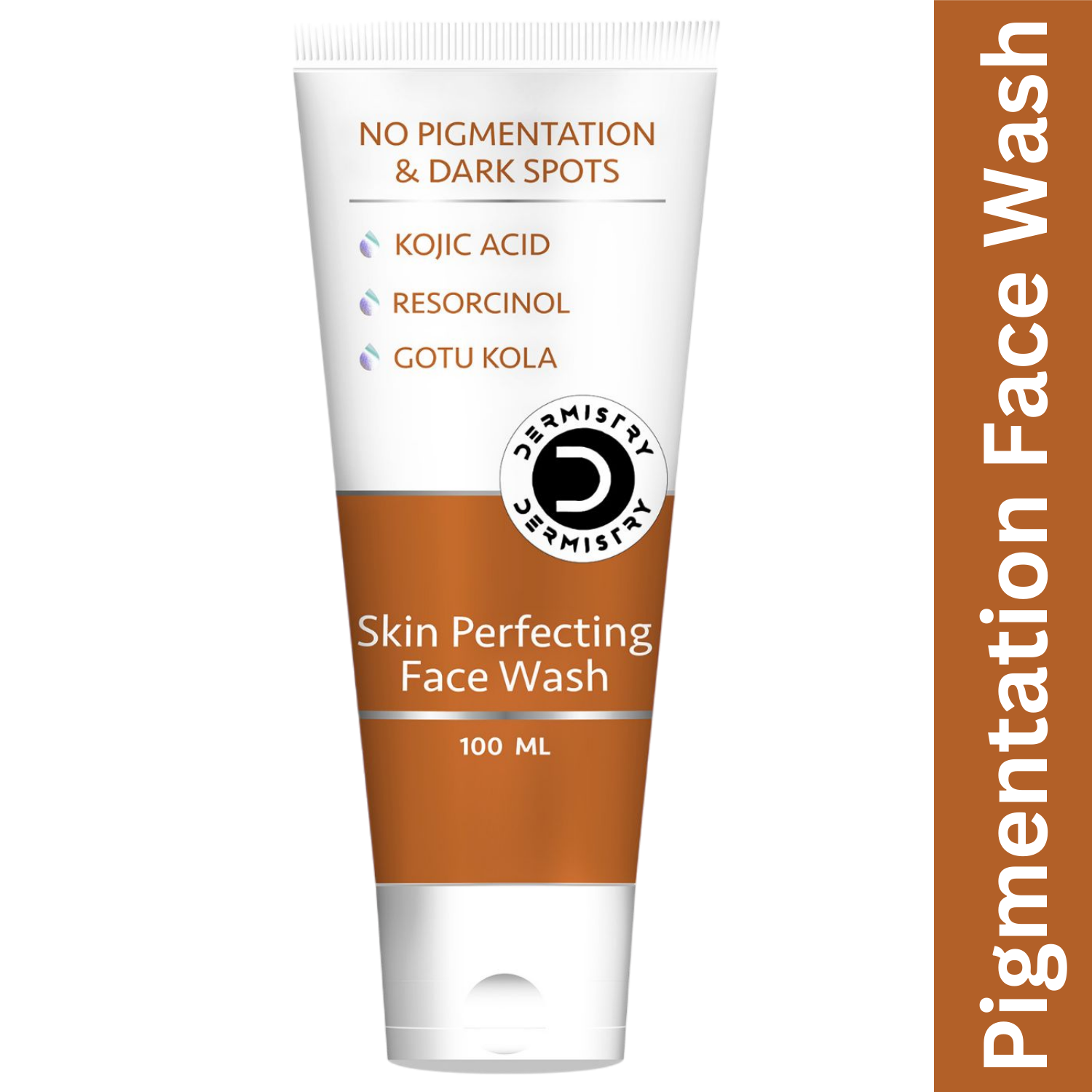 Dermistry Skin Perfecting Fairness Face Wash Kojic Acid Niacinamide Tanning Pigmentation Dark Spots-100ml